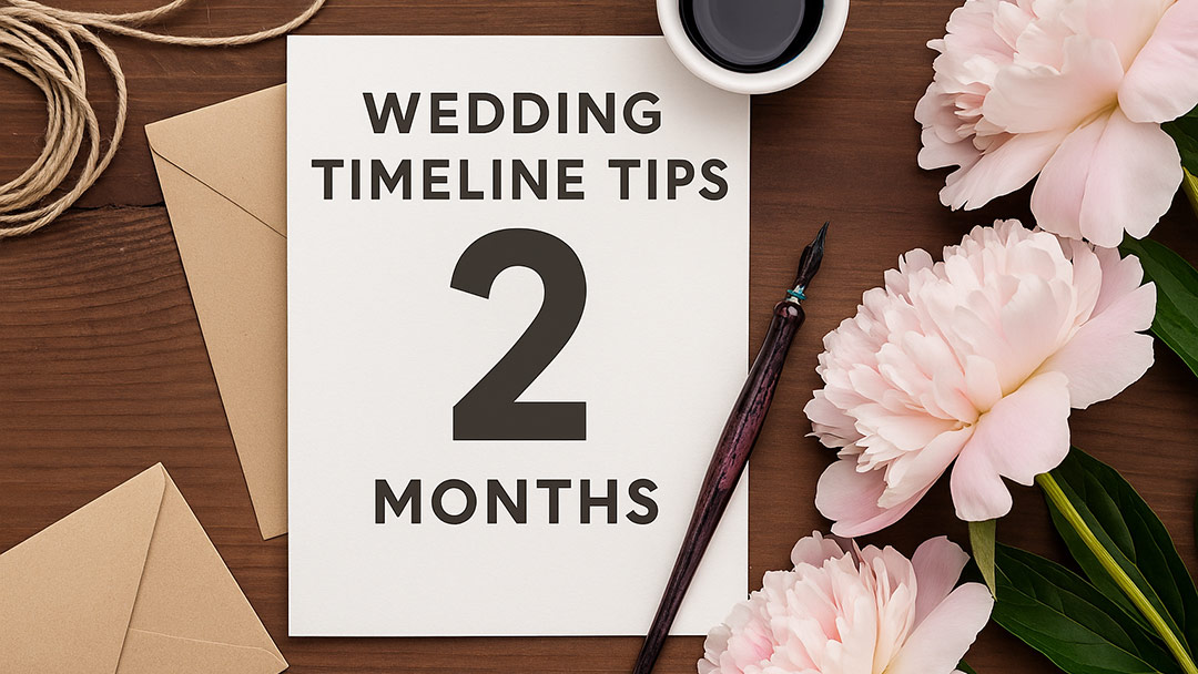 Wedding Timeline Tips: 2 Months to Mailing & RSVPs