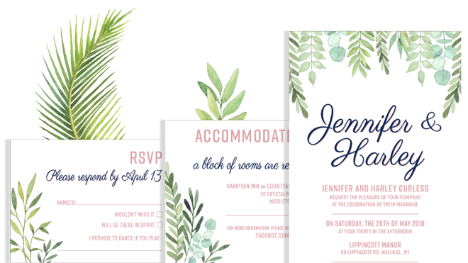 Jennifer Wedding Invitation Suite