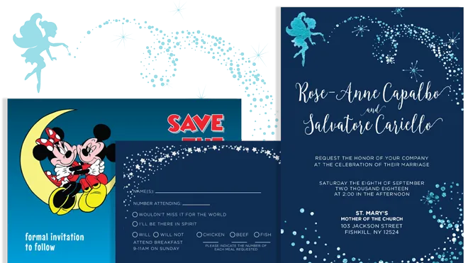 Wedding invitation portfolio in Westchester